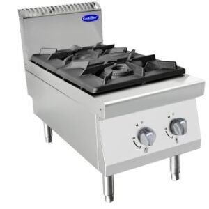 Anafe de gas de dos quemadores modular serie 900 -  AT9G2B-C2