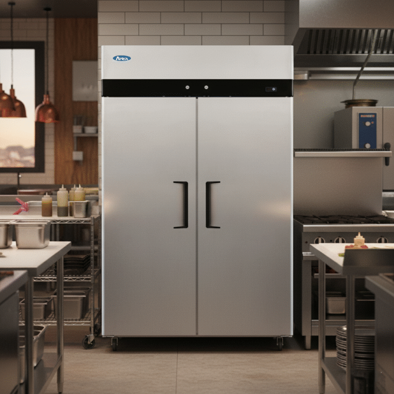 Freezer Vertical Acero (EU) 2 Puertas 1270 L Estático - YBL9344 - Imagen 4