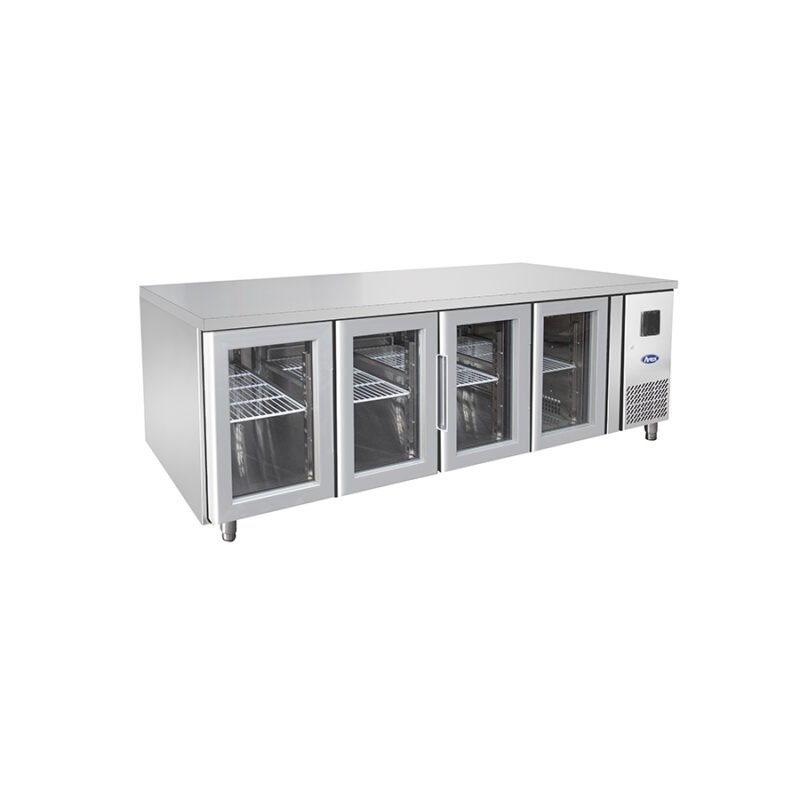 Heladera Mostrador Exhibidora Bajo Mesada 4 Puertas 223 cm - EPF3741