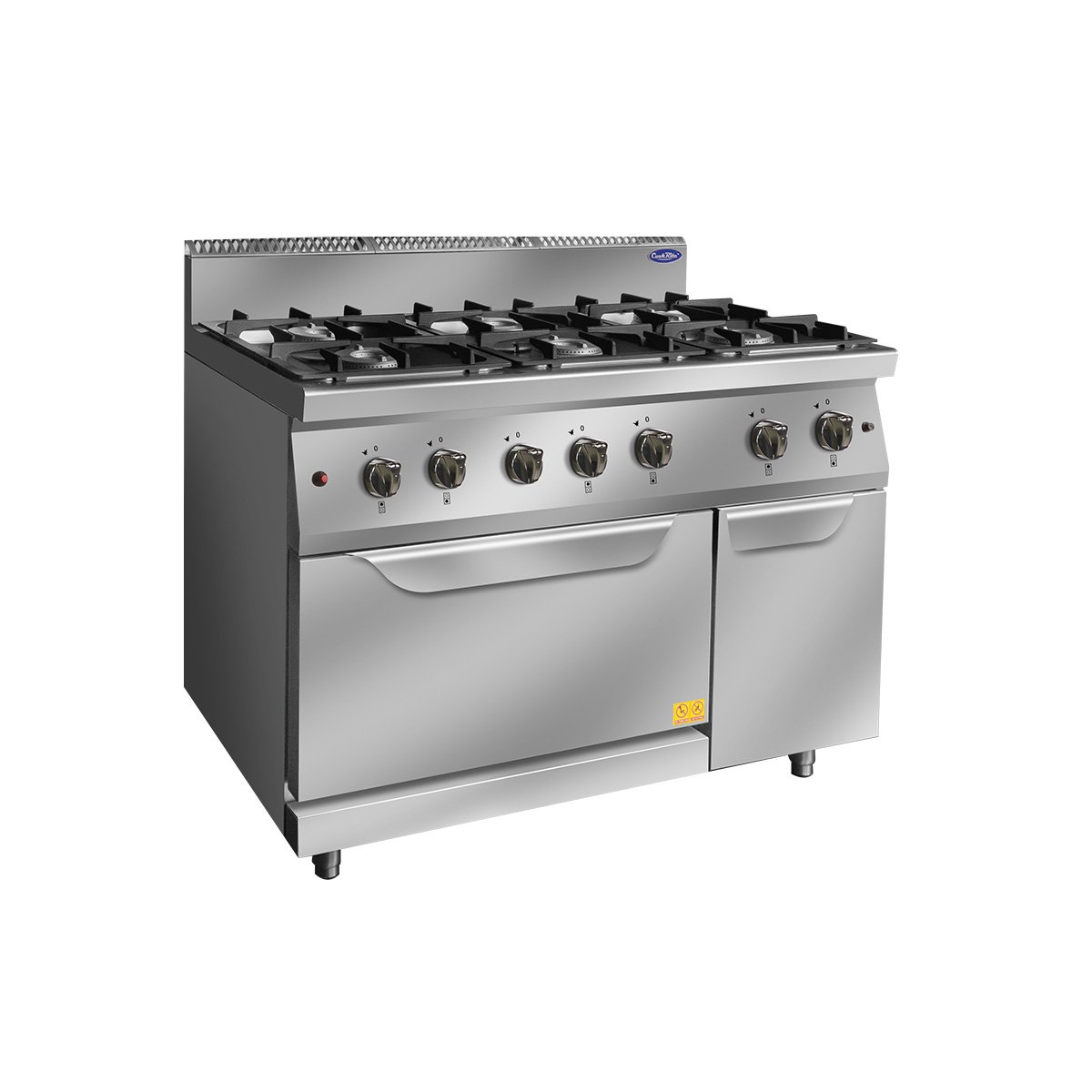 Cocina de gas de seis quemadores con horno de piso, modular serie 900 - AT9G6BO-2 - Imagen 3