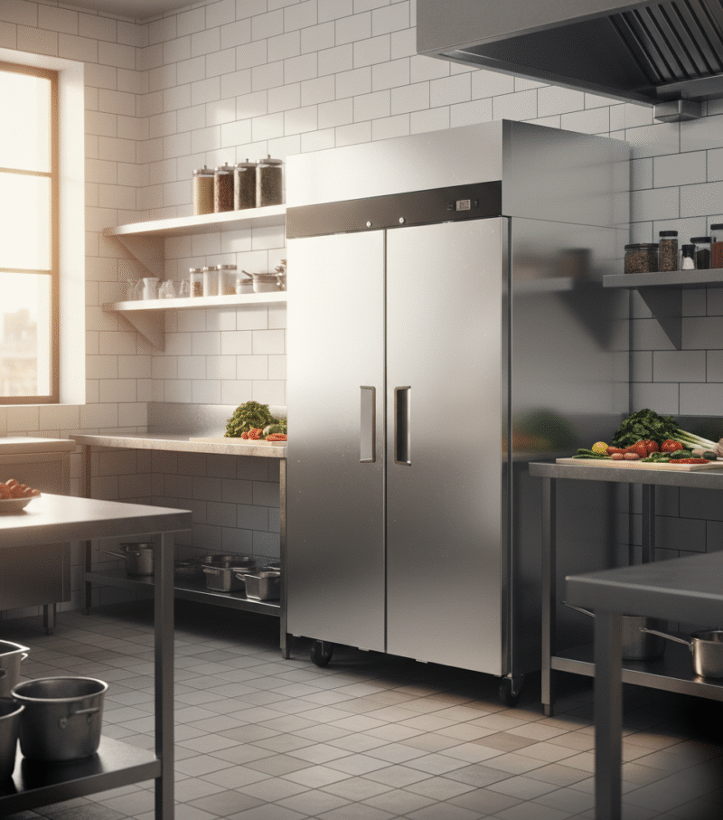 Freezer + Heladera Vertical Acero (EU) 2 Puertas 1270 L Estático - YBL9345 - Imagen 3