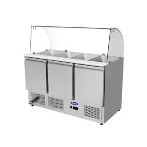 Heladera Mostrador 3 Puertas c/ Topinera Salad Bar - ESL3814