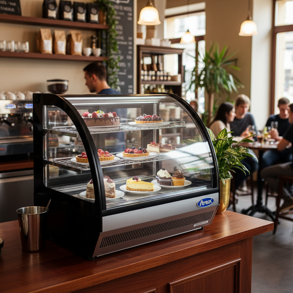 Vitrina Exhibidora Refrigerada Curva Sobre Mostrador - WSY125L - Imagen 5