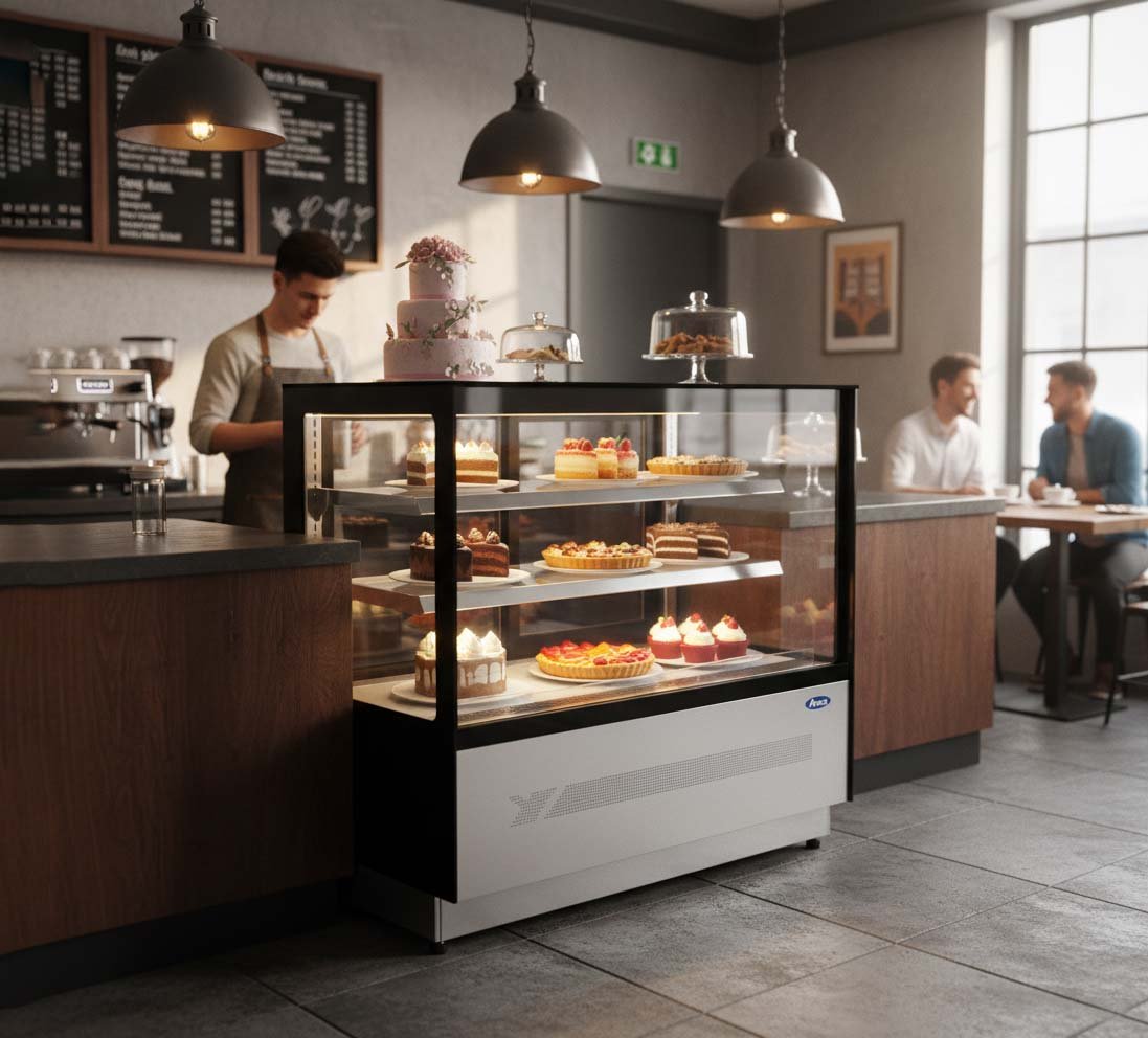 Vitrina Exhibidora Refrigerada Cubo 3 Niveles Serie Premium - WDF157F - Imagen 5