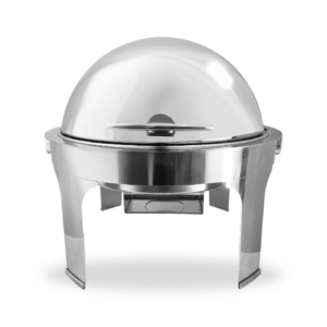 Chafing Dish Acero Inoxidable Buffetera Gastronómica Circular Rechaud - AT-DAT50663