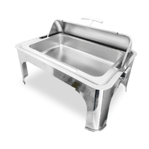 Chafing Dish Acero Inoxidable Buffetera Gastronómica Doble - AT-DAT60663-2